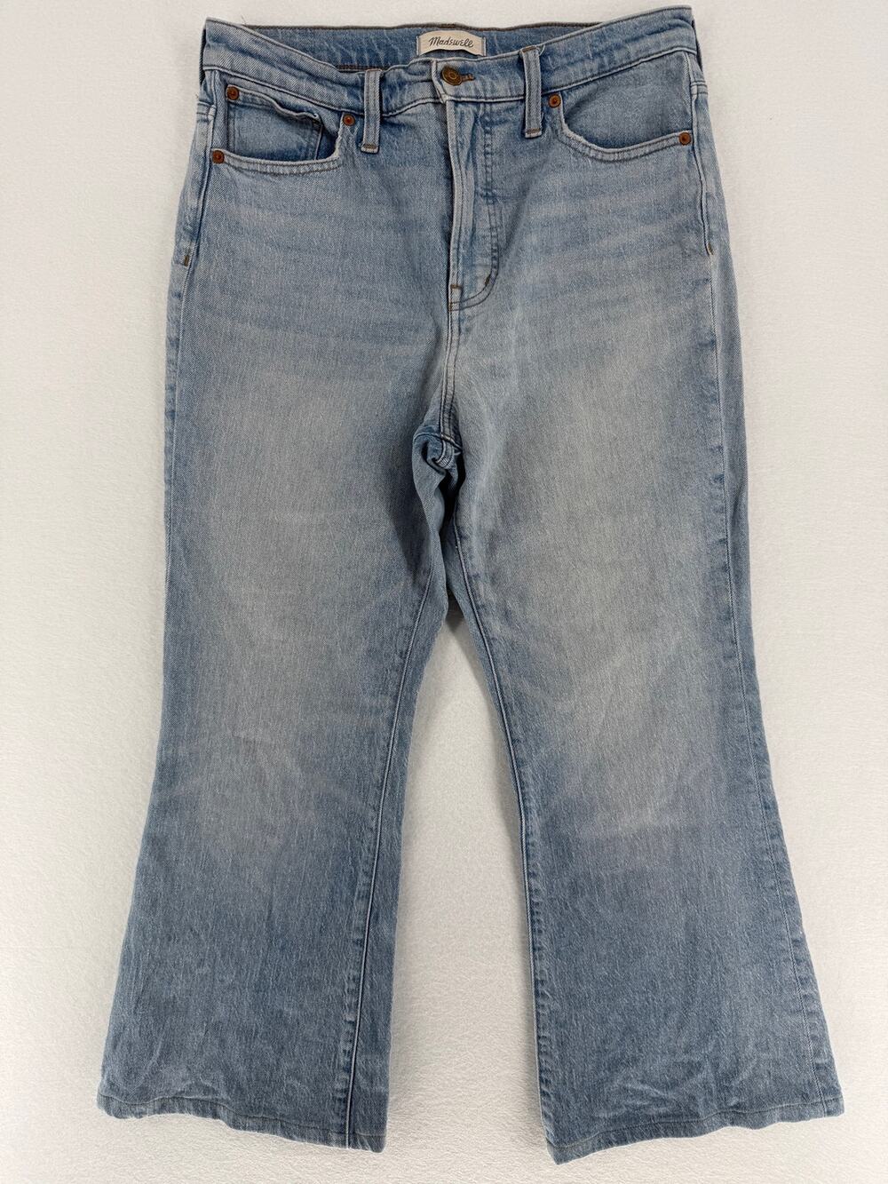 Madewell Perfect Vintage Flare Jeans Womens 29 High Rise Light Wash Y2K